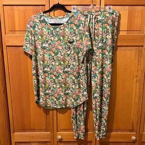 Lates By Kate Floral Jam Pants Pajama Set